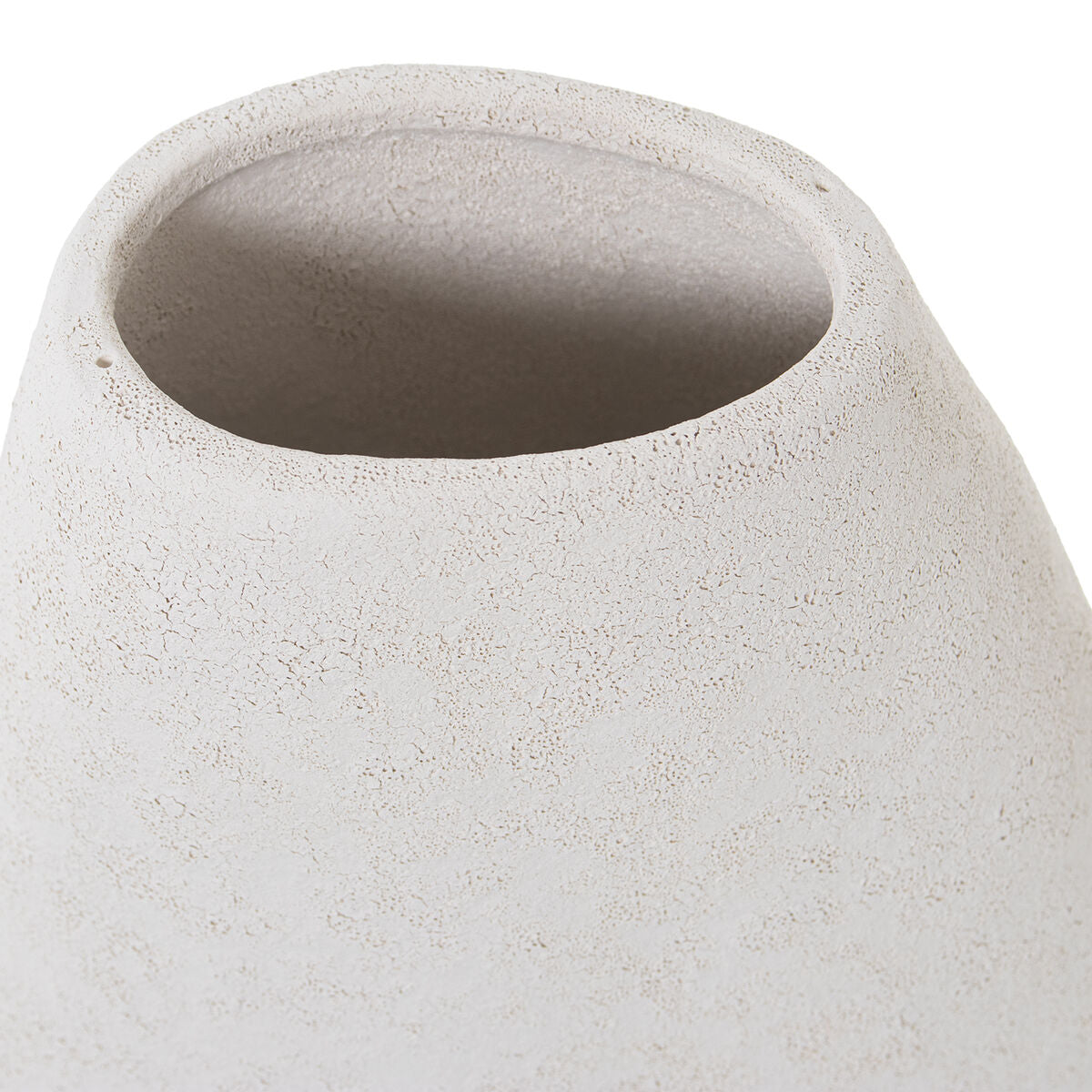 Vase Alexandra House Living Ecru Ceramic 8 x 17 x 27 cm