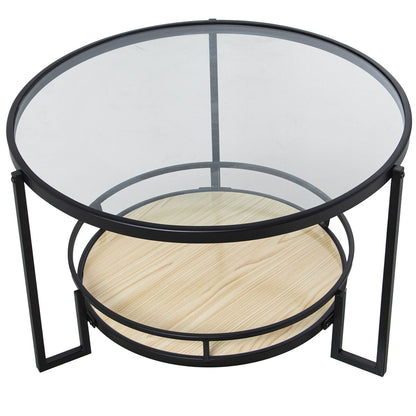 Side table Alexandra House Living Brown Black 70 x 45 x 70 cm