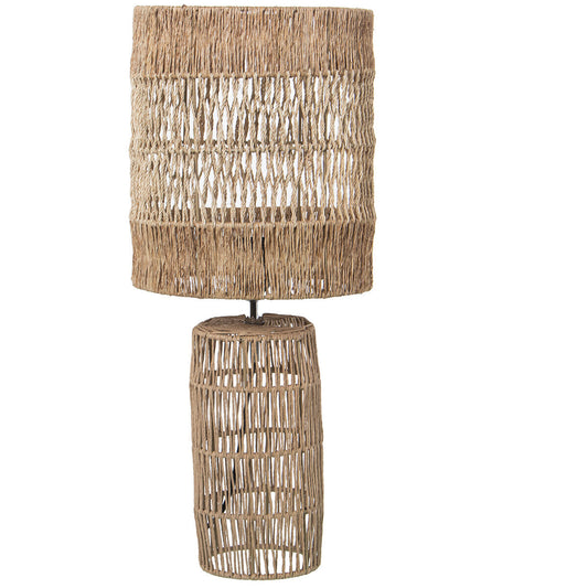 Desk lamp Alexandra House Living Brown Rattan Natural Fibre 40 W 25 x 210 x 60 cm