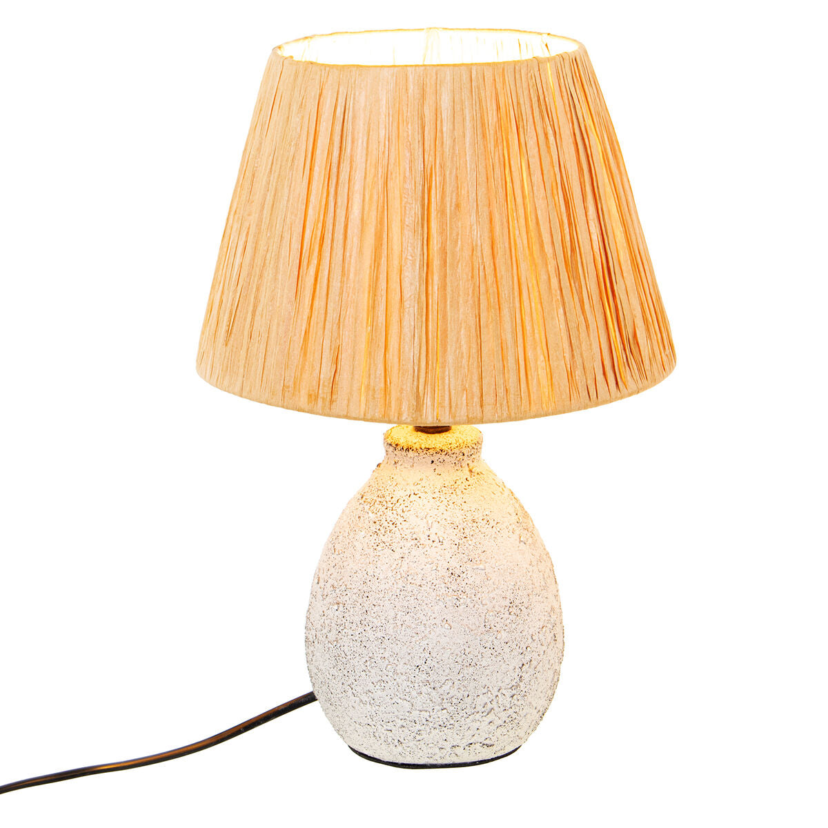 Desk lamp Alexandra House Living White Brown Ceramic 60 W 23 x 33 x 23 cm