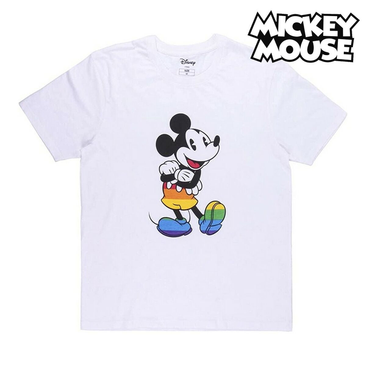 Short Sleeve T-Shirt Disney Pride White