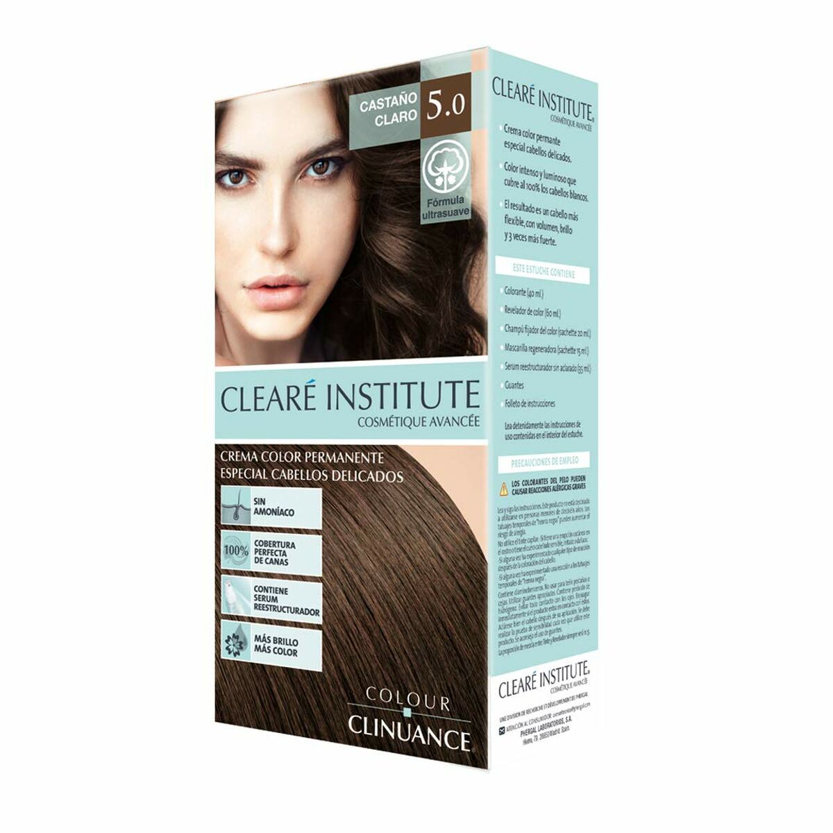 Permanent Colour Creme Clearé Institute Colour Clinuance Nº 5.0-castaño claro