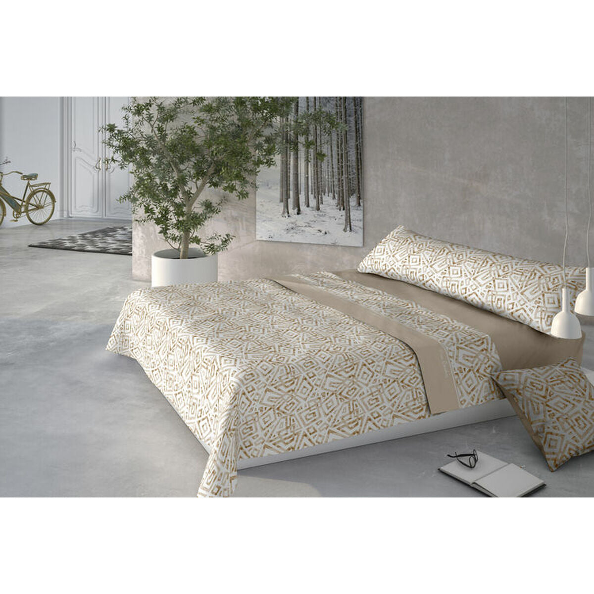 Bedding set Pierre Cardin CORALINA MARMOL Beige Double