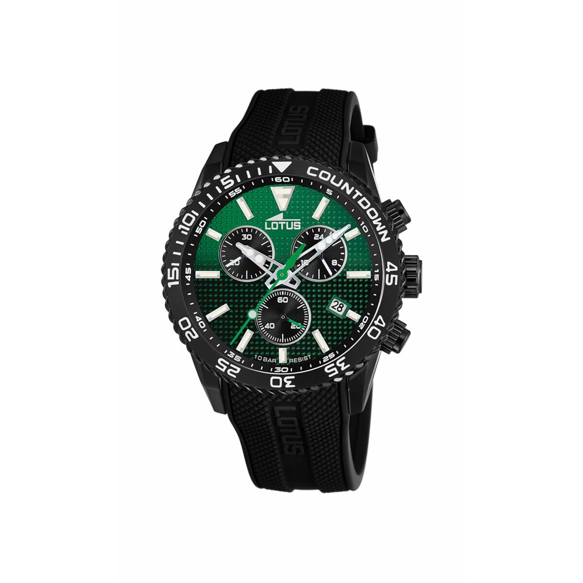 Men's Watch Lotus 18672/B Black Green