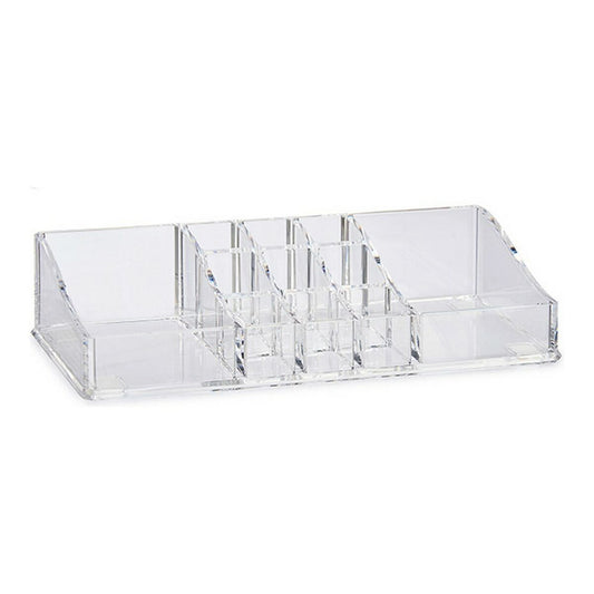 Make-up organizer Transparent 9 x 4,5 x 22,7 cm byKim Berilo