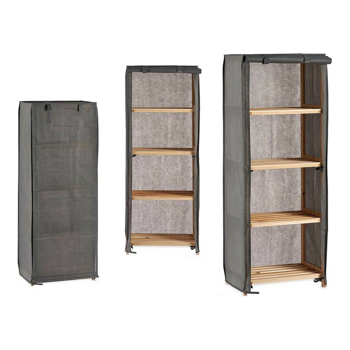 Shelves Grey 30 x 113 x 42 cm Wood Brown