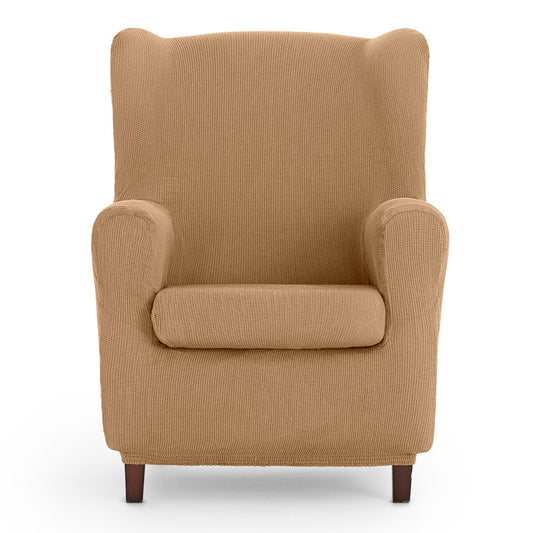 Wingback chair cover Eysa ULISES Beige 80 x 100 x 90 cm