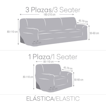 Sofa cover set Eysa ULISES White 3 Pieces