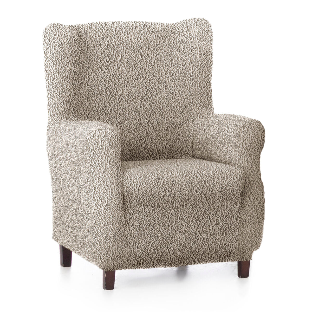 Wingback chair cover Eysa ROC Light brown 80 x 120 x 100 cm