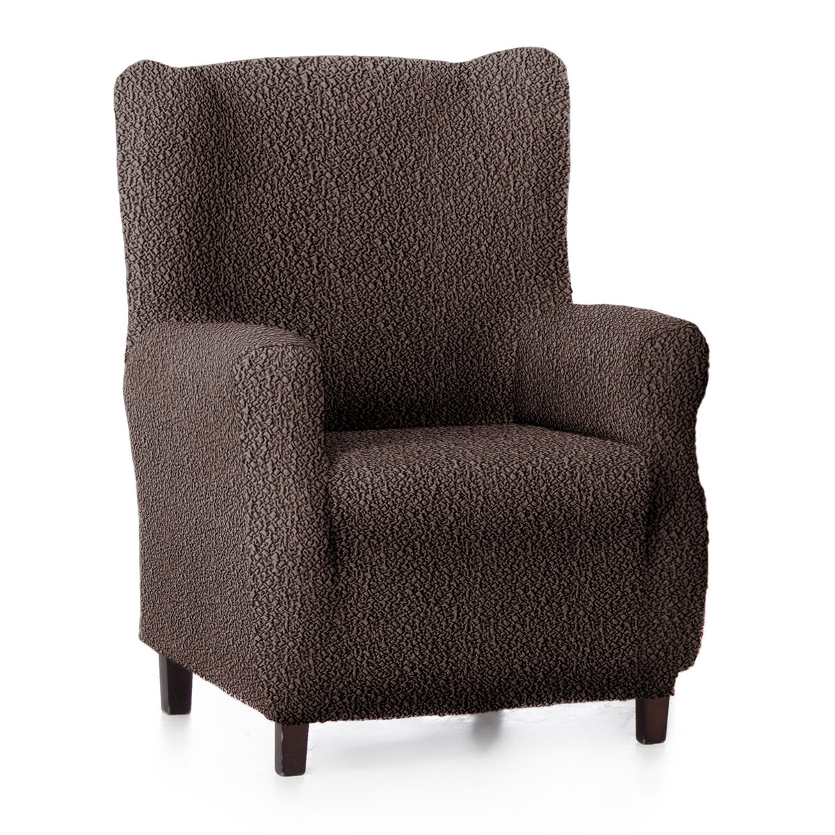 Wingback chair cover Eysa ROC Brown 80 x 120 x 100 cm