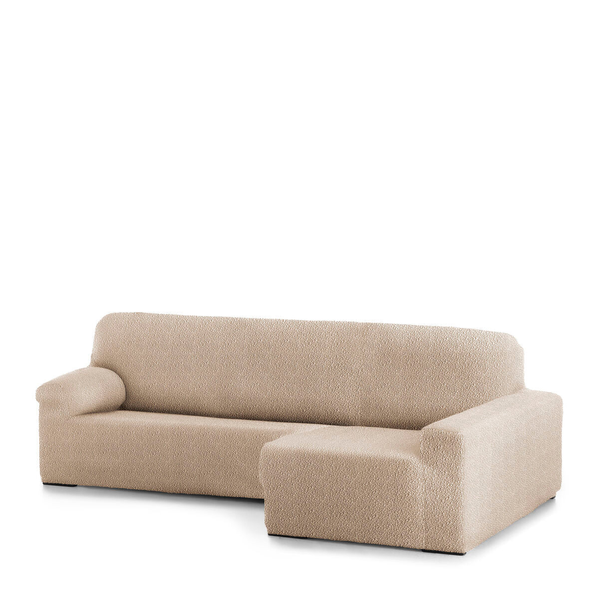 Right short arm chaise longue cover Eysa ROC Beige 180 x 120 x 360 cm