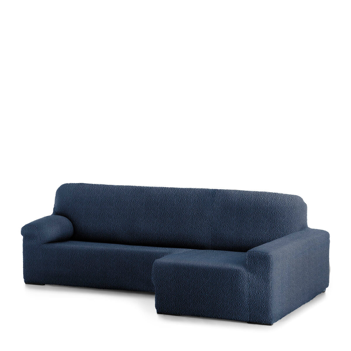 Right short arm chaise longue cover Eysa ROC Blue 180 x 120 x 360 cm