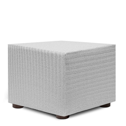 Pouffe cover Eysa JAZ White 65 x 65 x 65 cm