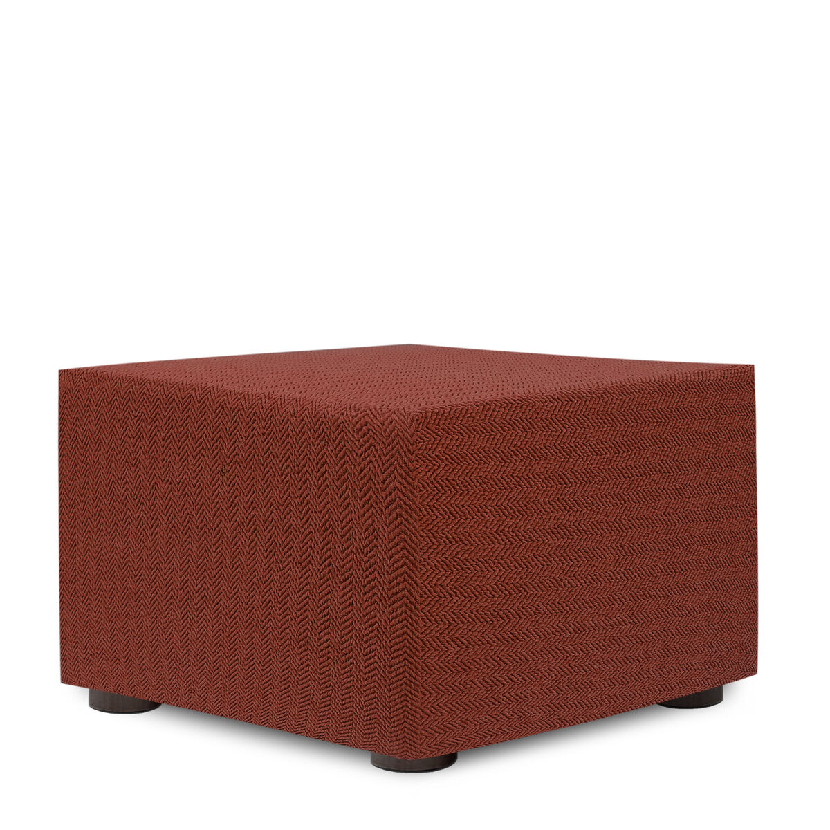 Pouffe cover Eysa JAZ Dark Red 100 x 65 x 100 cm