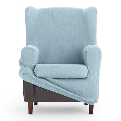 Wingback chair cover Eysa ULISES Celeste 80 x 100 x 90 cm