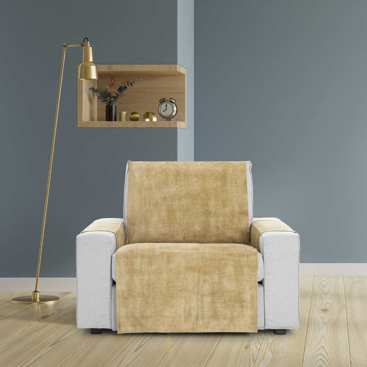 Armchair slipcovers Eysa TURIN Mustard 100 x 110 x 55 cm