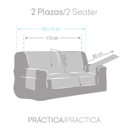 Sofa Cover Eysa AQUA Grey 100 x 110 x 115 cm