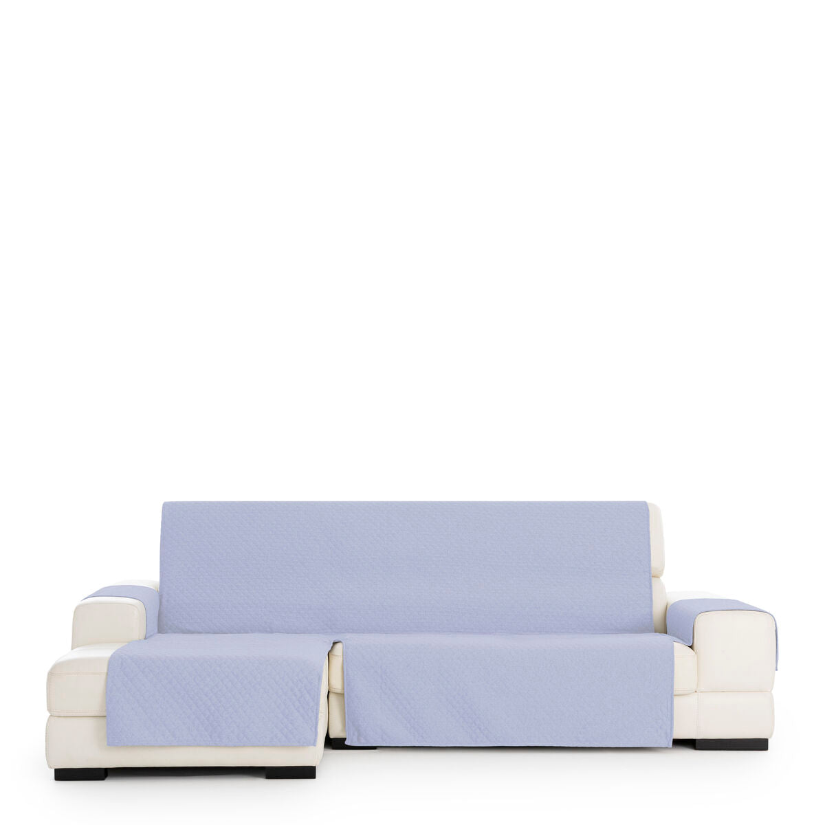 Right short arm chaise longue cover Eysa SILVER Blue 100 x 110 x 240 cm