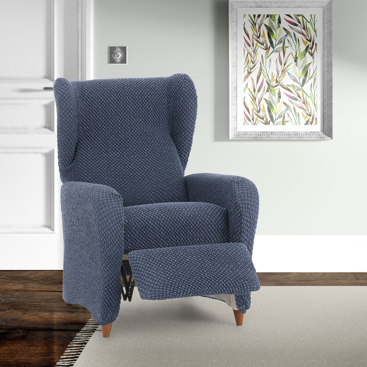 Armchair slipcovers Eysa THOR Blue 90 x 100 x 75 cm Eysa