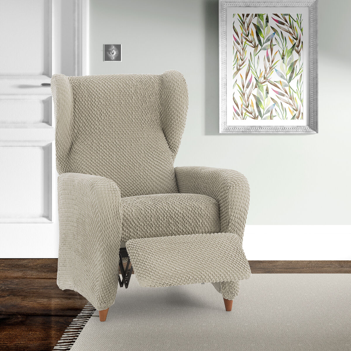 Armchair slipcovers Eysa THOR Beige 90 x 100 x 75 cm Eysa