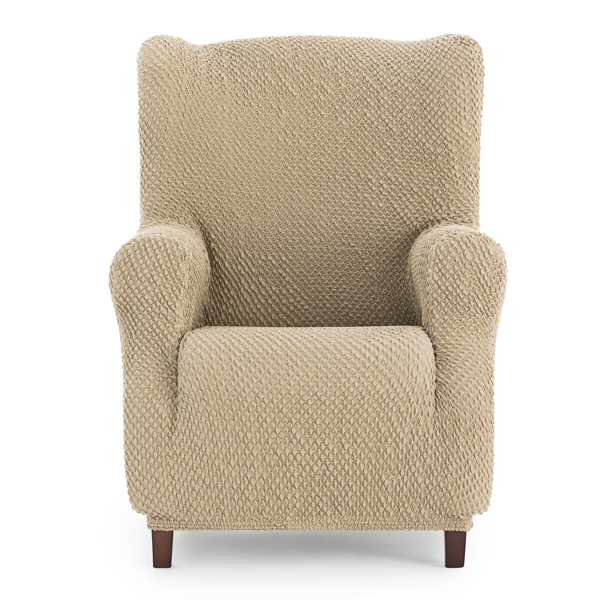 Wingback chair cover Eysa THOR Beige 80 x 110 x 90 cm