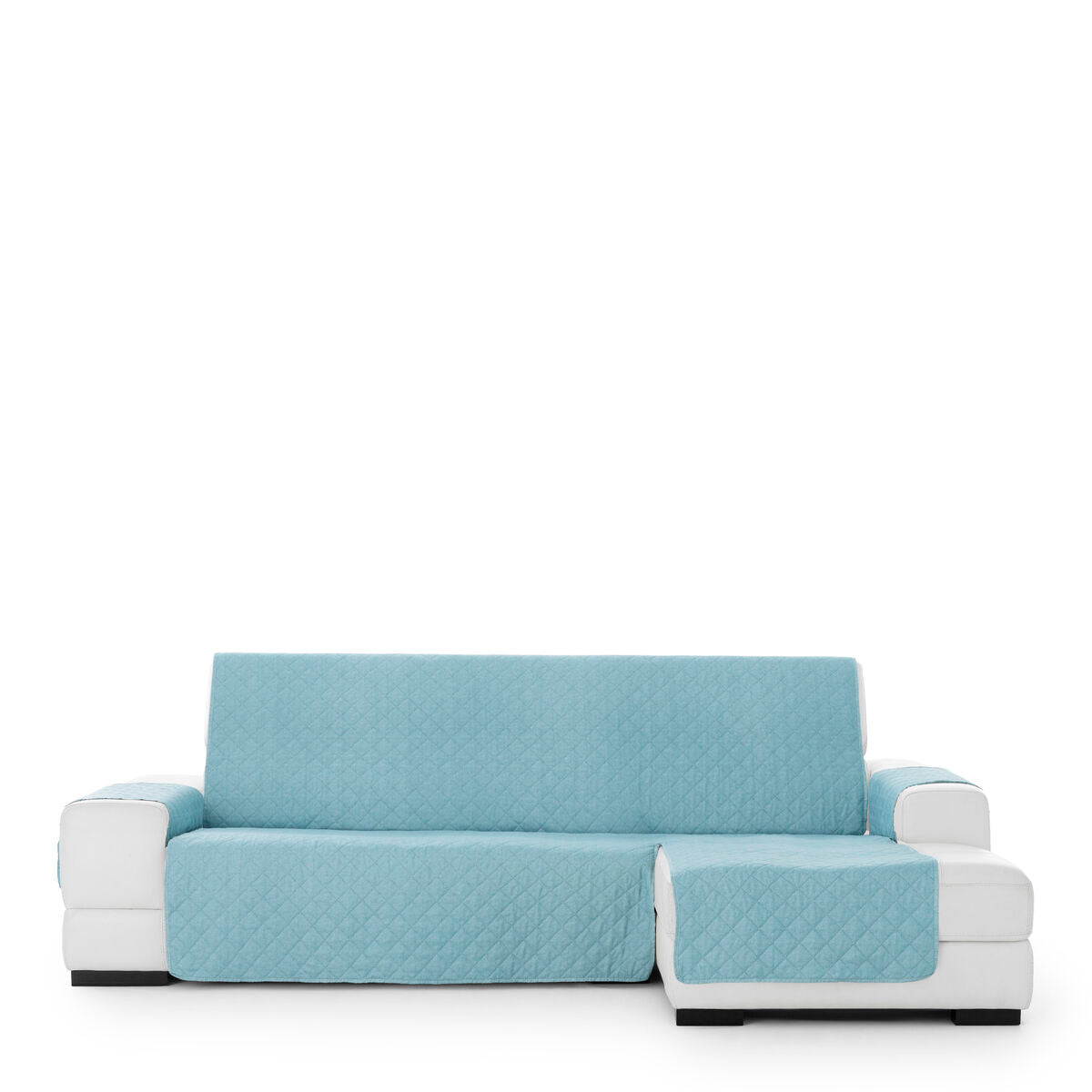 Right short arm chaise longue cover Eysa MONTBLANC Turquoise 100 x 110 x 200 cm