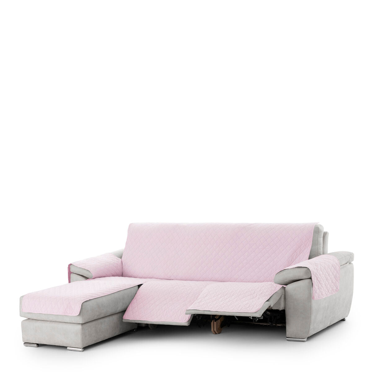 Right short arm chaise longue cover Eysa MONTBLANC Pink 100 x 110 x 240 cm