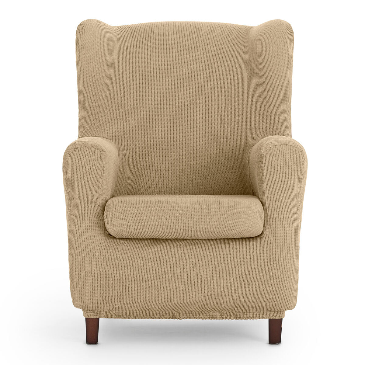 Wingback chair cover Eysa ULISES Beige 80 x 100 x 90 cm