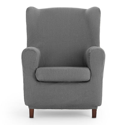 Wingback chair cover Eysa ULISES Grey 80 x 100 x 90 cm