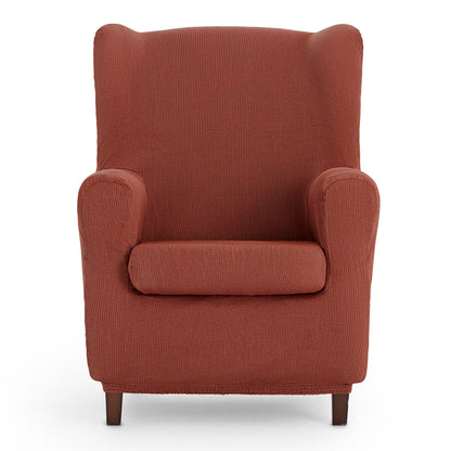 Wingback chair cover Eysa ULISES Brown 80 x 100 x 90 cm