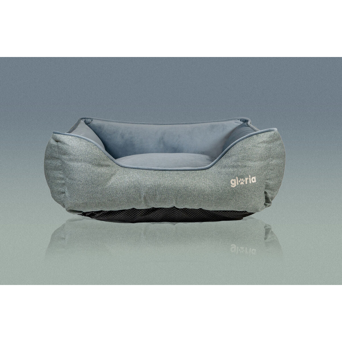 Dog Bed Gloria Cadaqués Blue 80 x 65 cm Rectangular