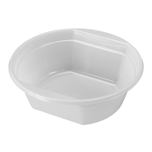 Set of reusable bowls Algon Circular White Plastic 500 ml 6 Units 16 x 16 x 5 cm Algon