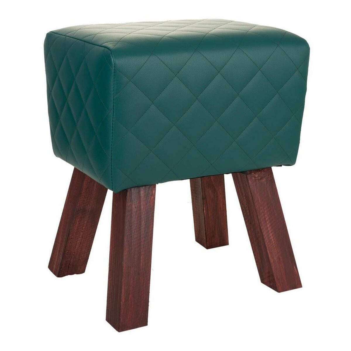 Stool Alexandra House Living PVC MDF Wood 30 x 47 x 36 cm