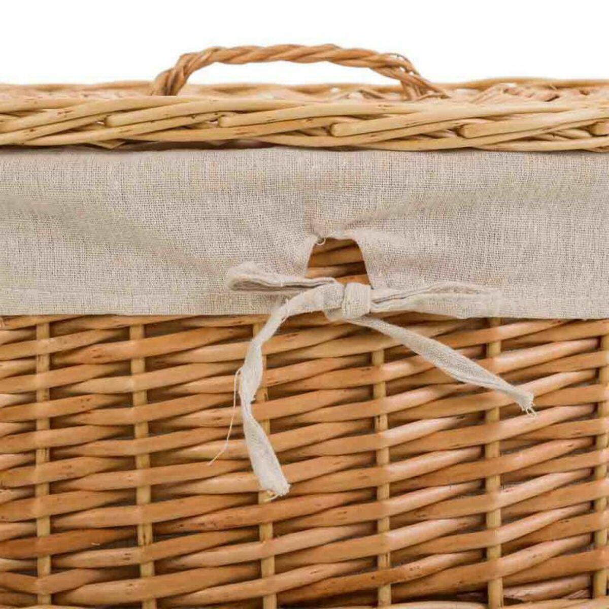 Set of Baskets Alexandra House Living Natural wicker Willow wood 3 Pieces