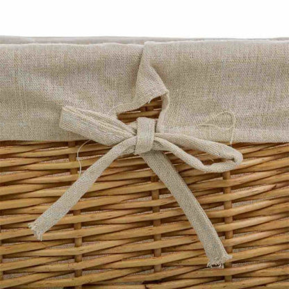 Set of Baskets Alexandra House Living Natural wicker Willow wood 5 Pieces