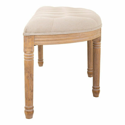 Bench Alexandra House Living Cream Rubber wood 45 x 48 x 125 cm