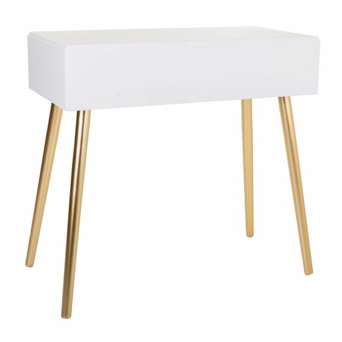 Hall Table with Drawers Alexandra House Living Golden MDF Wood 41 x 78 x 82 cm