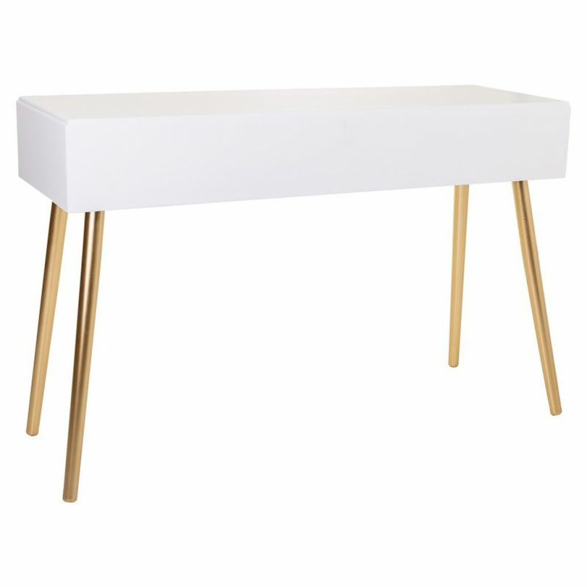 Hall Table with Drawers Alexandra House Living Golden MDF Wood 41 x 78 x 120 cm