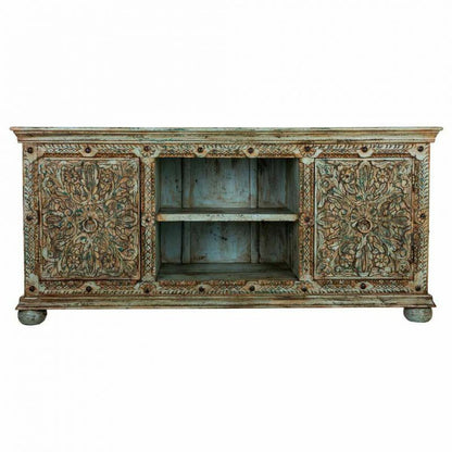 Sideboard Alexandra House Living Blue Mango wood 45 x 76 x 165 cm