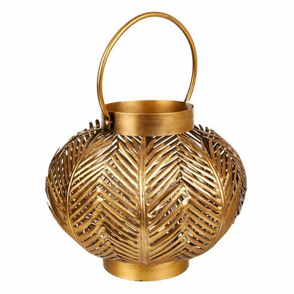 Candleholder Alexandra House Living Golden Iron 34 x 27 x 34 cm