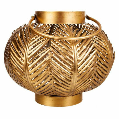 Candleholder Alexandra House Living Golden Iron 34 x 27 x 34 cm