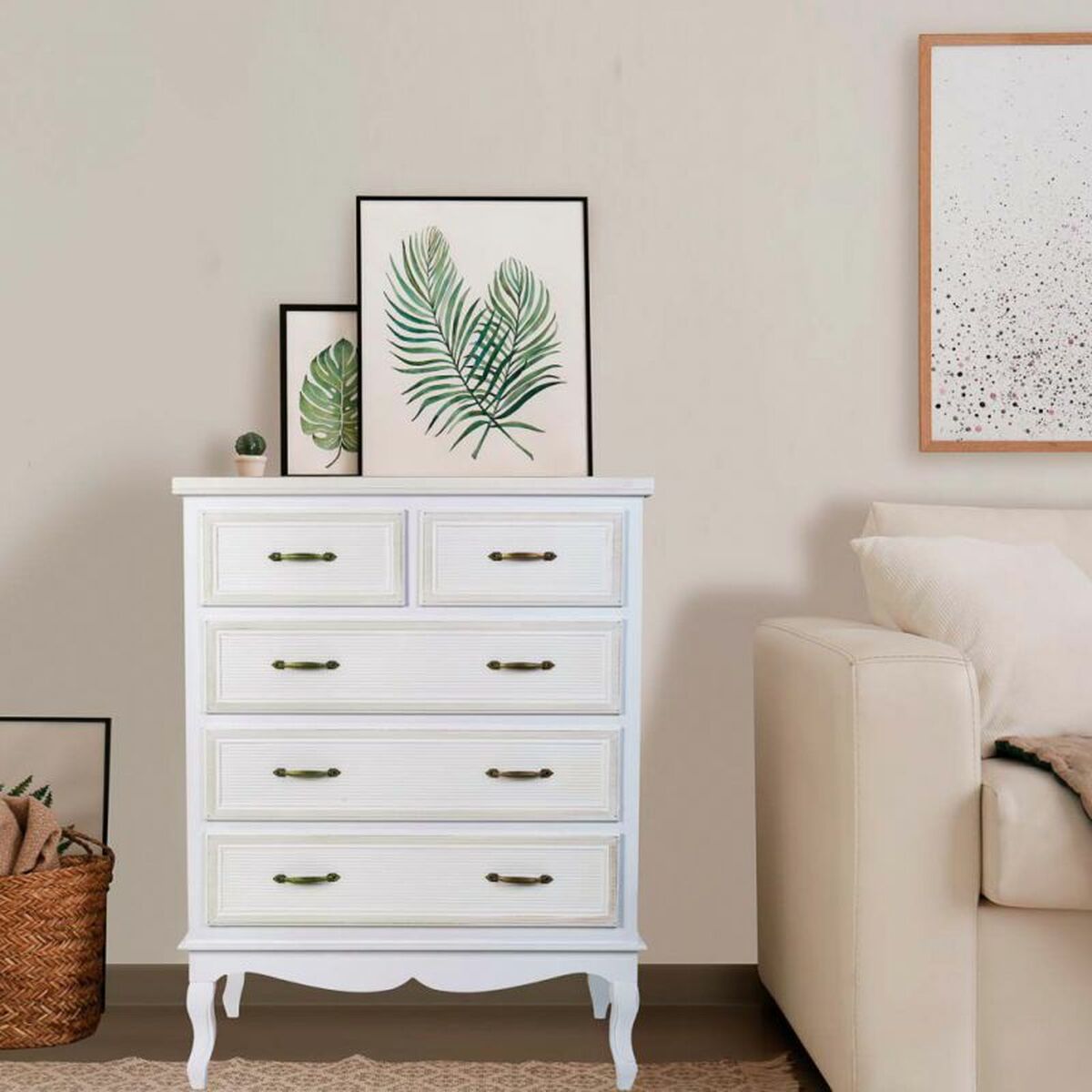 Chest of drawers Alexandra House Living MDF Wood 40 x 105 x 80 cm