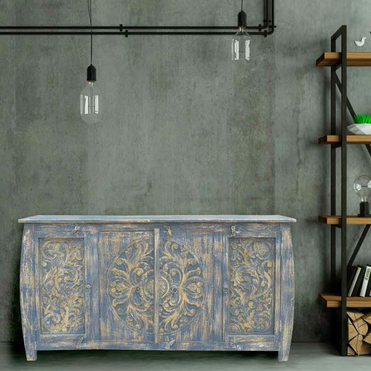 Sideboard Alexandra House Living Mango wood 40 x 83 x 165 cm