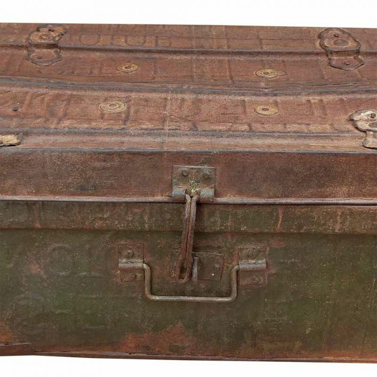 Decorative suitcase Alexandra House Living Brown Iron Traditional style 35 x 26 x 69 cm