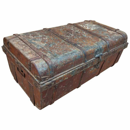 Decorative suitcase Alexandra House Living Brown Iron Traditional style 42 x 30 x 76 cm Alexandra House Living