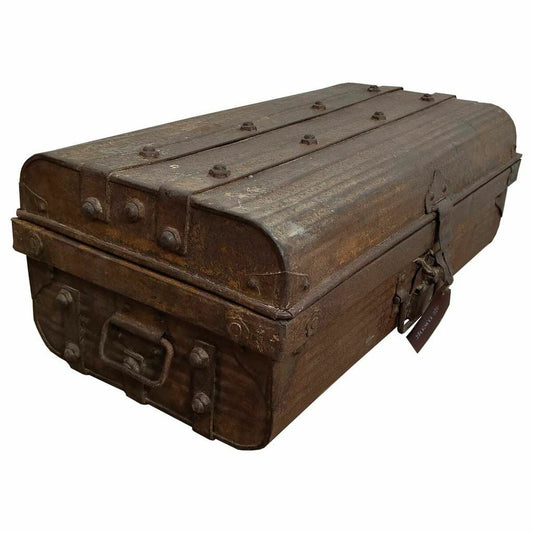 Decorative suitcase Alexandra House Living Brown Iron Traditional style 33 x 23 x 60 cm Alexandra House Living