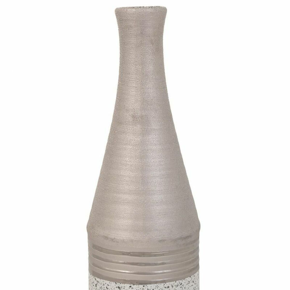 Vase Alexandra House Living Silver Ceramic 13 x 53 x 13 cm