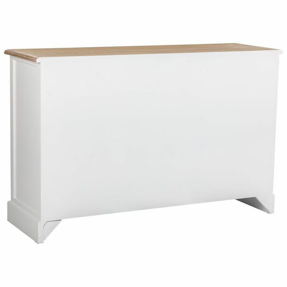 Sideboard Alexandra House Living White Brown Zinc Alloy MDF Wood 40 x 82 x 124 cm