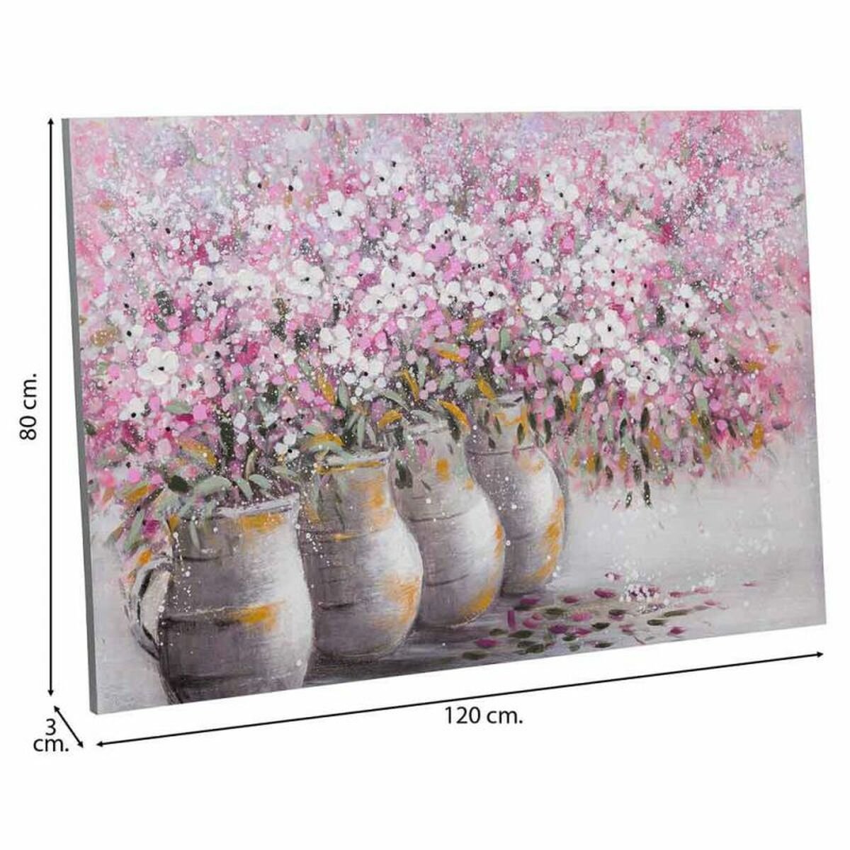 Painting Alexandra House Living Nature Canvas Fir wood 120 x 3 x 80 cm