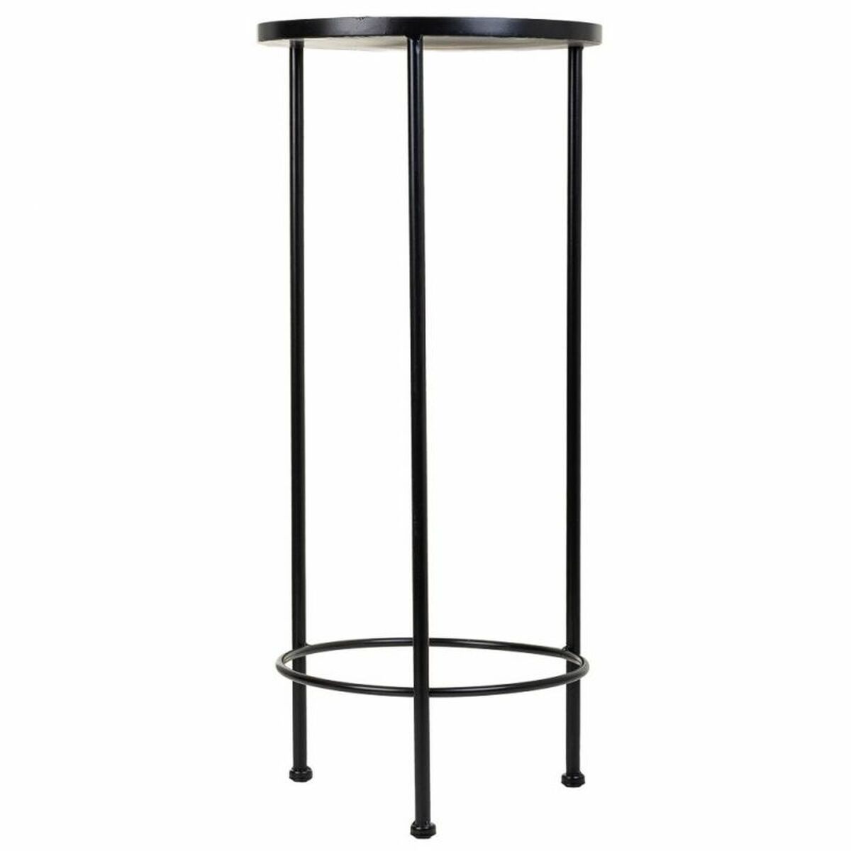 Flower Pot Stand Alexandra House Living Black Iron Tile 30 x 68 x 30 cm 3 Pieces